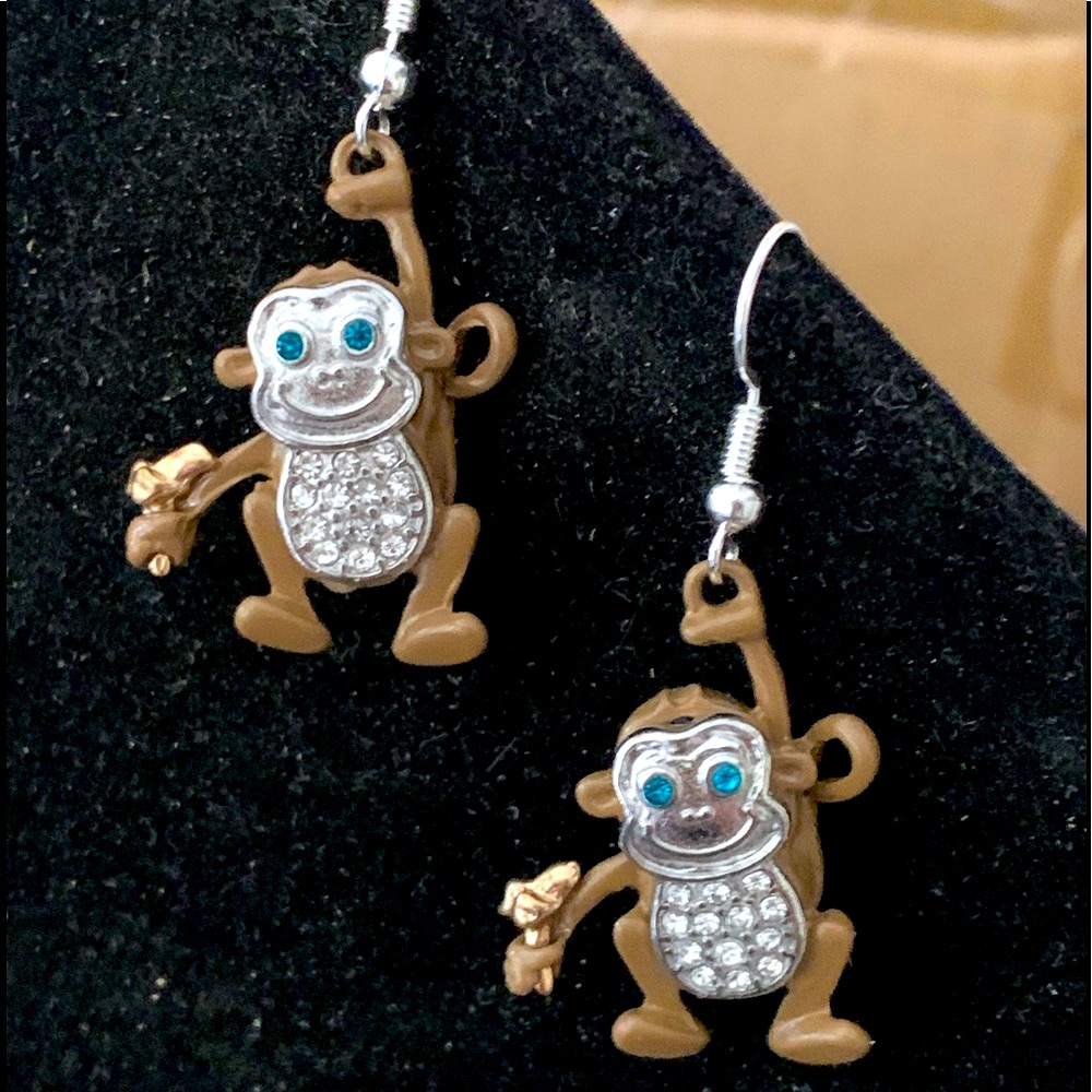 Adorable Monkey Earrings